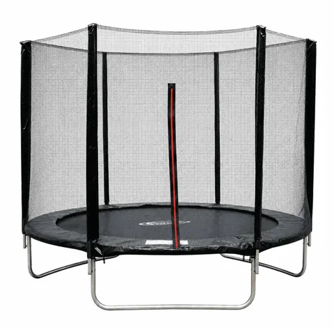 Trampolín Brincolín de 8 Pies Para Niños Postes Acolchados de Acero Galvanizado Soporta hasta 50 kg