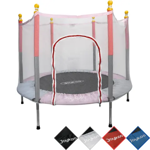 Trampolín Infantil Brincolín 140 cm 55 Pulgadas con Red de Seguridad hasta 50 kg con 36 Resortes de Acero Galvanizado