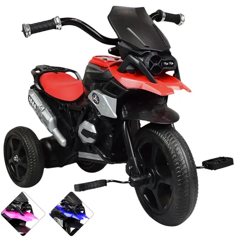 Triciclo para Niños Diseño de Moto Luz y Sonido 2 a 4 años