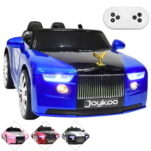 Montable Electrico Clásico para Niños Conexiones Bluetooth USB y Auxiliar Luces Sonido 12v