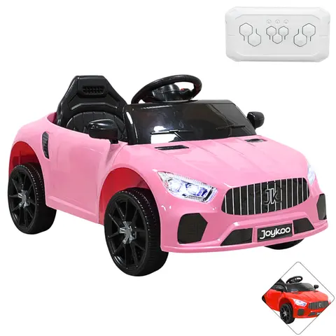Montable Eléctrico Para Niños Mini Deportivo GT Con Control Remoto Luces Sonido Y Cinturón De Seguridad 6v