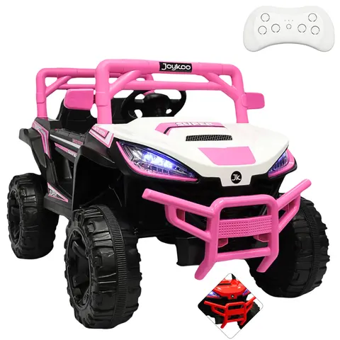Montable Electrico para Niños Racer USB Auxiliar Luces Sonido Batería 12v