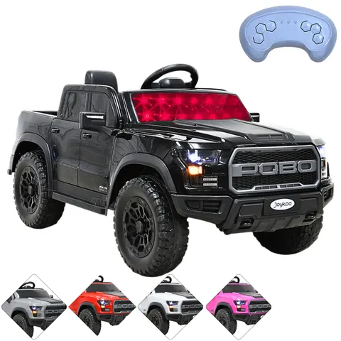 Camioneta Eléctrica Montable para Niños 12V Control Remoto Bluetooth Luces Sonidos Apta desde 3 Años