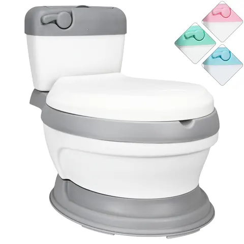Baño Entrenador para Niños Asiento Acolchado Antideslizante Fácil de Limpiar Diseño Realista