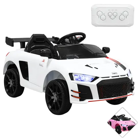 Montable Eléctrico Para Niños Mini Auto Deportivo Con Control Remoto Luces Sonido Y Cinturón De Seguridad 6v