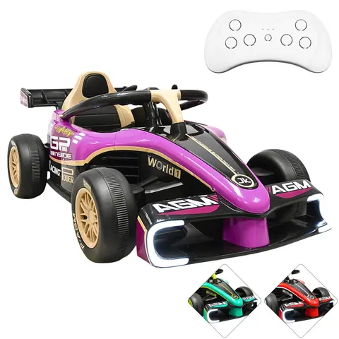 Montable Electrico para Niños Carro de Carreras Bluetooth Control Remoto Batería 12v Apto a Partir de 3 Años Soporta hasta 30 kg
