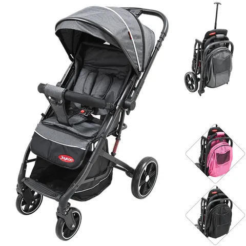 Carriola para Bebé Manubrio Reversible Plegable Ruedas con Freno Apto desde 0 meses Soporta hasta 18 kg