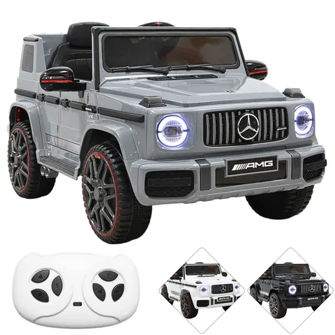 Camioneta Montable Eléctrica AMG Mercedes Benz G-63 para Niños 12V Bluetooth Apto a partir de 3 años Soporta Hasta 35 kg